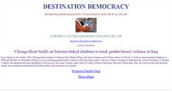 Desktop Screenshot of destinationdemocracy.kentlaw.edu